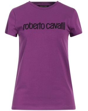 Roberto Cavalli T-shirt - Purple