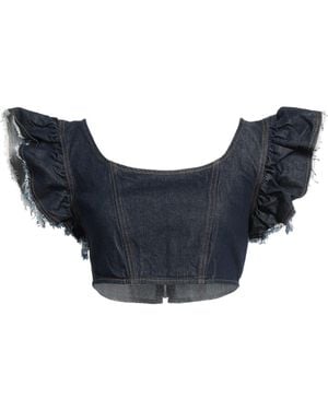 ViCOLO Top Cotton, Lyocell, Organic Cotton, Lycra - Blue