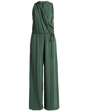 Weekend by Maxmara Military Jumpsuit Viscose, Elastane - Green