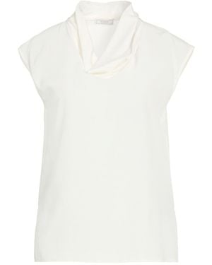Peserico Top Silk, Elastane - White