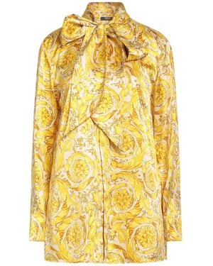 Versace Shirt Silk - Yellow