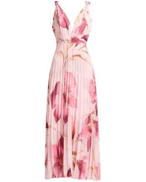 CAMILLA Maxi Dress Polyester, Elastane, Polyamide - Pink