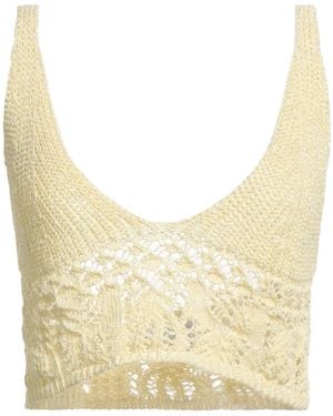 Soallure Top Cotton, Polyamide, Metallic Polyester - Natural