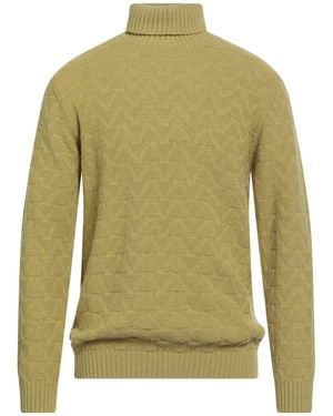 Cashmere Company Turtleneck Wool, Polyamide - Green