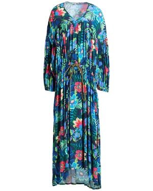 Sisters Maxi Dress Viscose - Blue