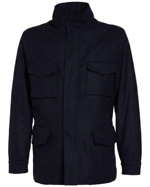 Boglioli Midnight Jacket Virgin Wool, Polyester, Elastane - Blue
