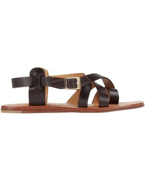 Jfk Thong Sandal Leather - Brown