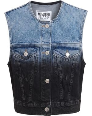 Moschino Denim Outerwear Cotton - Blue