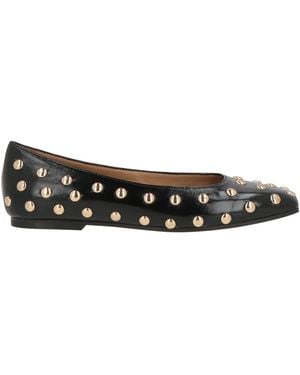 Wo Milano Ballet Flats Leather - Black