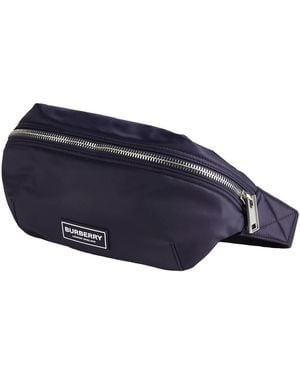 Burberry Sac Banane - Bleu