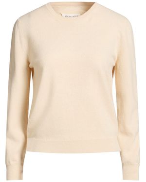 Maison Margiela Ivory Sweater Virgin Wool - Natural