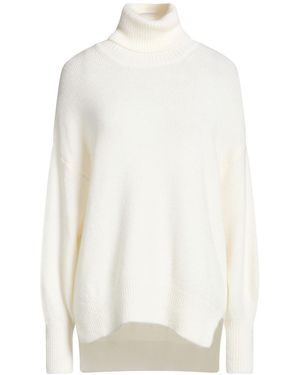 LOKITA Milano Cream Turtleneck Acrylic, Wool, Polyamide - White