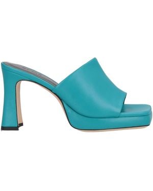 BY FAR Sandals Leather - Blue