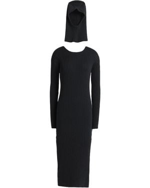 European Culture Midi Dress - Black