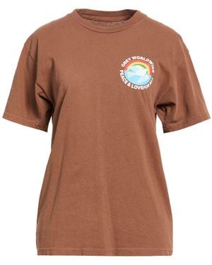 Obey T-Shirt Cotton - Brown