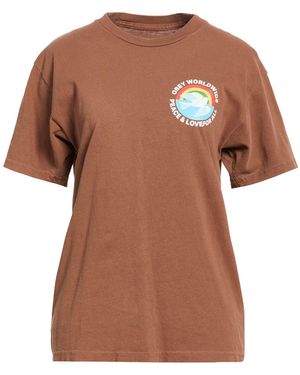 Obey T-Shirt Cotton - Brown