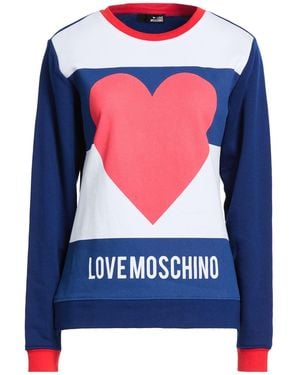 Love Moschino Sweatshirt Cotton, Polyester - Blue