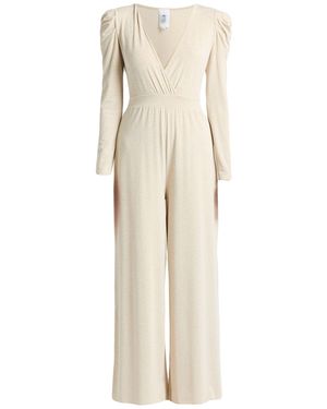Le Volière Jumpsuit Viscose, Polyester, Polyamide, Elastane - Natural