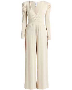 Le Volière Jumpsuit Viscose, Polyester, Polyamide, Elastane - Natural