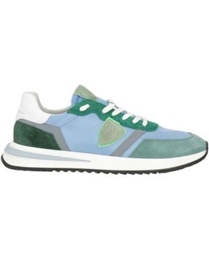 Philippe Model Sneakers Leather, Textile Fibers - Green