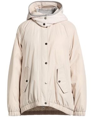 Brunello Cucinelli Puffer Polyester, Cotton, Leather, Brass - Natural