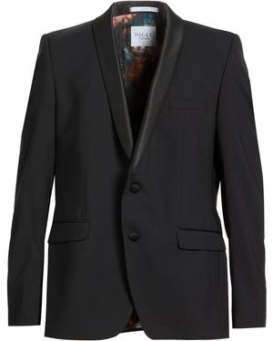 DIGEL Blazer Polyester, Virgin Wool, Elastane - Black