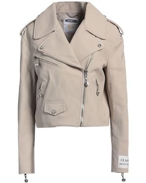 Moschino Leather jackets for Women | Online Sale up to 65
