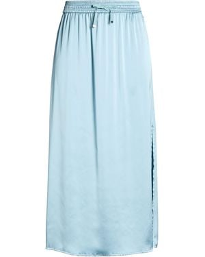 Herno Maxi Skirt Polyester, Cotton - Blue