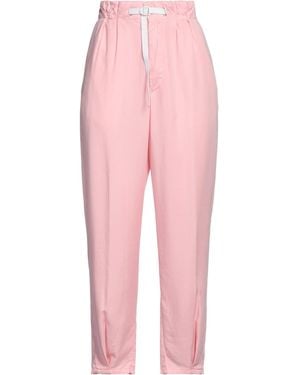 White Sand Pants - Pink