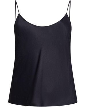 Les Copains Top Acetate, Silk - Blue