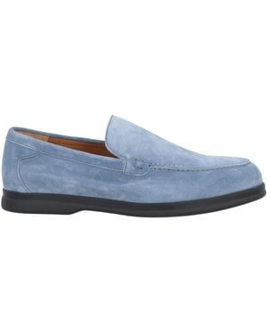 Doucal's Arthur Uomo Sky Loafers Leather - Blue