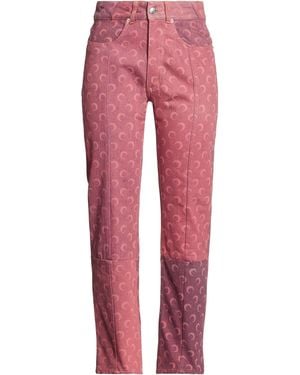 Marine Serre Jeans Cotton - Red