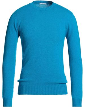 Fradi Azure Sweater Virgin Wool - Blue