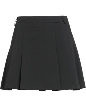 ViCOLO Mini Skirt Polyester, Viscose, Elastane - Black