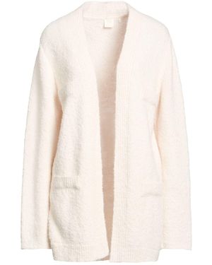 Marella Monochrome Cardigan Polyamide, Wool, Alpaca Wool - Natural