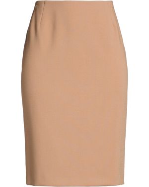 Clips Midi Skirts - Natural