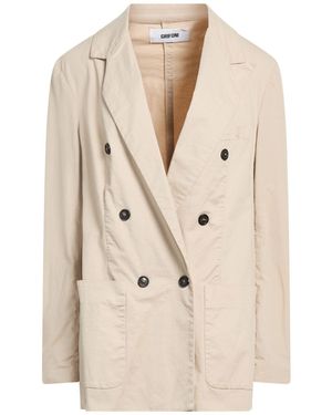 Grifoni Sand Blazer Cotton, Elastane - Natural