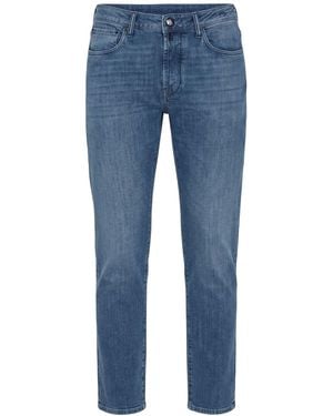 Incotex Division Jeans Cotton, Elastane - Blue
