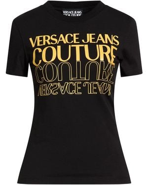 Versace Jeans Couture T-Shirt Cotton, Elastane - Black