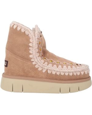 Mou Ankle Boots Cow Leather - Natural