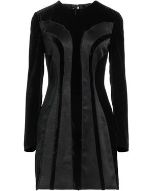 Alberta Ferretti Mini Dress Viscose, Silk, Acetate - Black