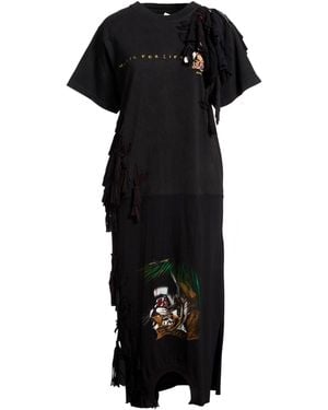 Conner Ives Midi Dress Cotton - Black
