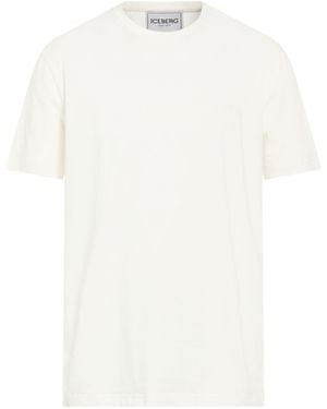 Iceberg Ivory T-Shirt Cotton - White
