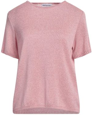 IRREPLACEABLE ELISA GIORDANO Sweater Viscose, Metallic Fiber, Nylon - Pink