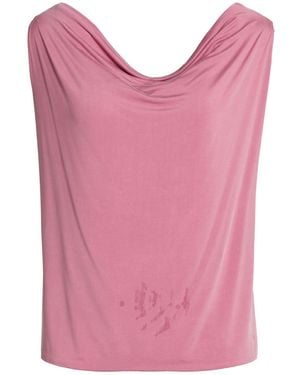 Peachy Den Top Cupro, Elastane - Pink