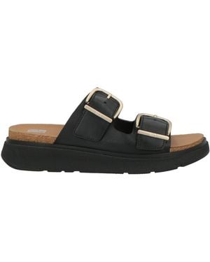 Fitflop Sandals Leather, Rubber - Black