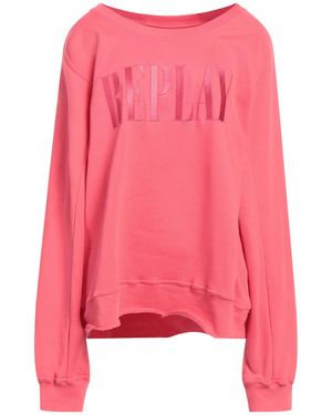 Replay Sweatshirt Cotton - Pink