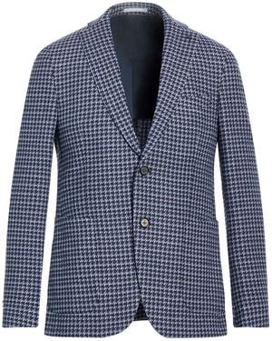 Michael Kors Blazer Linen, Polyester, Wool, Cotton, Elastane - Blue