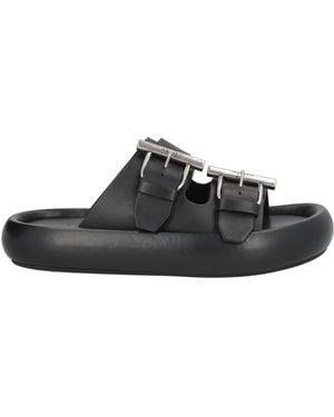 McQueen Sandalias - Negro