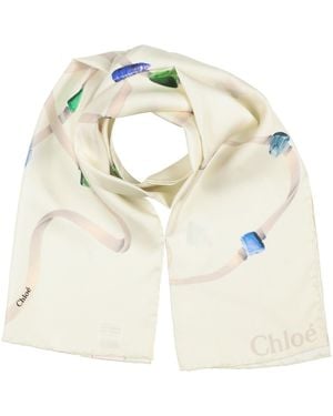 Chloé Scarf Silk - Metallic